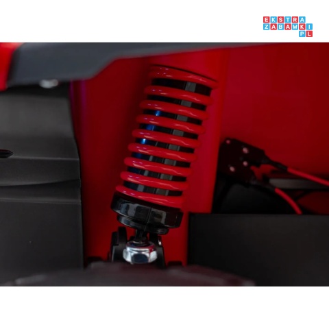 [CA005.2.4GHZ] Quad CAN-AM Outlander ATV 4x45W 12V/14Ah pilot, LED, koła EVA - czerwony