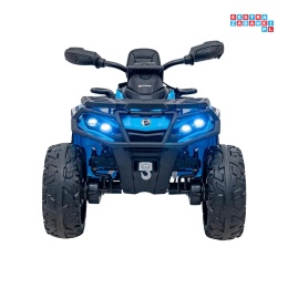 [CA005.2.4GHZ] Quad CAN-AM Outlander ATV 4x45W 12V/14Ah pilot, LED, koła EVA - niebieski