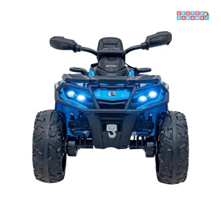 Niebieski Quad CAN-AM Outlander na akumulator - 4x45W, 12V/14Ah, pilot, LED, koła EVA [CA005.2.4GHZ]