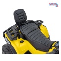 [CA005.2.4GHZ] Quad CAN-AM Outlander ATV 4x45W 12V/14Ah pilot, LED, koła EVA - żółty