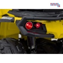 [CA005.2.4GHZ] Quad CAN-AM Outlander ATV 4x45W 12V/14Ah pilot, LED, koła EVA - żółty
