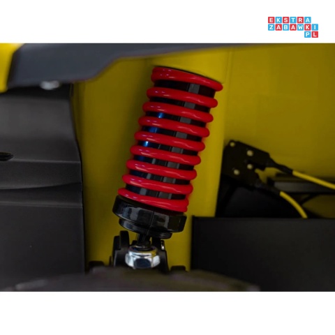 [CA005.2.4GHZ] Quad CAN-AM Outlander ATV 4x45W 12V/14Ah pilot, LED, koła EVA - żółty