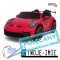 [DK-P911] Auto Porsche 911 GT3 na akumulator 4x200W 24V/10Ah EVA Bluetooth ekoskóra - czerwony