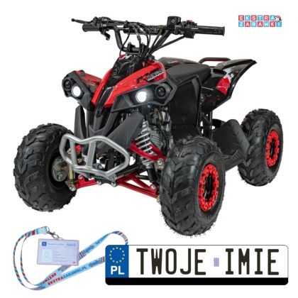 [ATV-3C] Quad Spalinowy RENEGADE HIPERFECT 110CC dla dzieci - jednocylindrowy czterosuwowy - czerwony