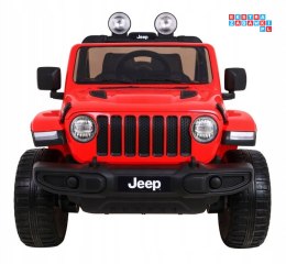 [outlet] [JWR555] Jeep Wrangler Rubicon 4x45W 12V/14Ah EVA, pokrowiec, pilot, LED, MP3, BT - czerwony
