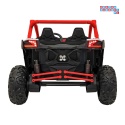 [KKL-808] Buggy SR Super 66 na akumulator 4x75W 24V/7Ah ekoskóra EVA LED radio FM - czerwony