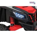 [KKL-808] Buggy SR Super 66 na akumulator 4x75W 24V/7Ah ekoskóra EVA LED radio FM - czerwony