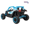 [KKL-808] Buggy SR Super 66 na akumulator 4x75W 24V/7Ah ekoskóra EVA LED radio FM - niebieski