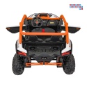 [KKL-808] Buggy SR Super 66 na akumulator 4x75W 24V/7Ah ekoskóra EVA LED radio FM - pomarańczowy