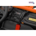 [KKL-808] Buggy SR Super 66 na akumulator 4x75W 24V/7Ah ekoskóra EVA LED radio FM - pomarańczowy