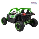 [KKL-808] Buggy SR Super 66 na akumulator 4x75W 24V/7Ah ekoskóra EVA LED radio FM - zielony