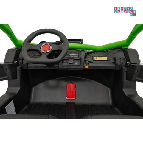 [KKL-808] Buggy SR Super 66 na akumulator 4x75W 24V/7Ah ekoskóra EVA LED radio FM - zielony