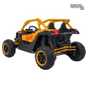 [KKL-808] Buggy SR Super 66 na akumulator 4x75W 24V/7Ah ekoskóra EVA LED radio FM - żółty