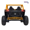 [KKL-808] Buggy SR Super 66 na akumulator 4x75W 24V/7Ah ekoskóra EVA LED radio FM - żółty