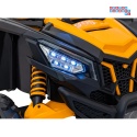 [KKL-808] Buggy SR Super 66 na akumulator 4x75W 24V/7Ah ekoskóra EVA LED radio FM - żółty