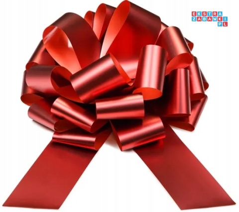 KOKARDA OZDOBNA NA PREZENT AUTO NA AKUMULATOR 30CM