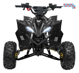 [ATV002E.NEW] Quad DESERT STORM LIFT na akumulator 1x800W 48V/20Ah kluczyk hydrauliczne hamulce tarczowe automat - czarny