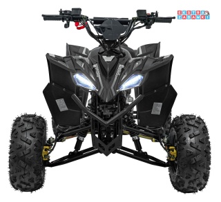 Czarny Quad DESERT STORM LIFT na akumulator - 1x800W, 48V/20Ah, kluczyk, hydrauliczne hamulce tarczowe, automat [ATV002E.NEW]