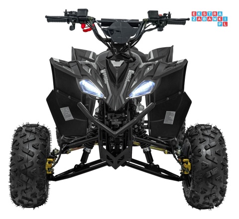 [ATV002E.NEW] Quad DESERT STORM LIFT na akumulator 1x800W 48V/20Ah kluczyk hydrauliczne hamulce tarczowe automat - czarny