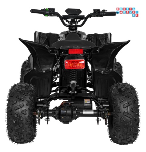 [ATV002E.NEW] Quad DESERT STORM LIFT na akumulator 1x800W 48V/20Ah kluczyk hydrauliczne hamulce tarczowe automat - czarny