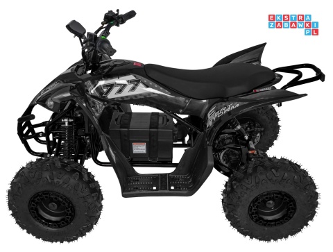 [ATV002E.NEW] Quad DESERT STORM LIFT na akumulator 1x800W 48V/20Ah kluczyk hydrauliczne hamulce tarczowe automat - czarny