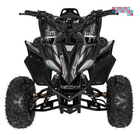 [ATV002E.NEW] Quad DESERT STORM LIFT na akumulator 1x800W 48V/20Ah kluczyk hydrauliczne hamulce tarczowe automat - czarny