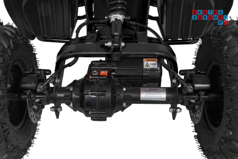[ATV002E.NEW] Quad DESERT STORM LIFT na akumulator 1x800W 48V/20Ah kluczyk hydrauliczne hamulce tarczowe automat - czarny