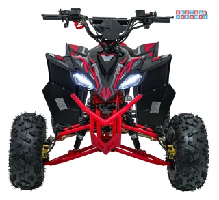 Czerwony Quad DESERT STORM LIFT na akumulator - 1x800W, 48V/20Ah, kluczyk, hydrauliczne hamulce tarczowe, automat [ATV002E.NEW]