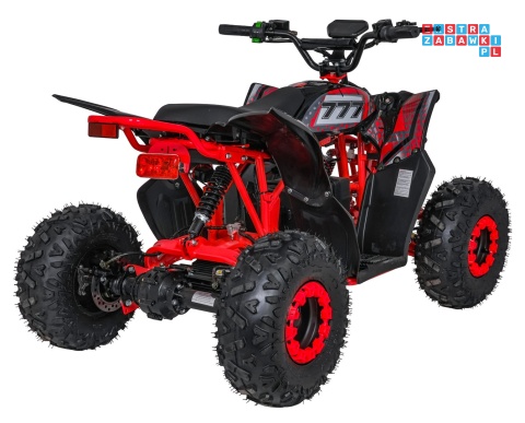 [ATV002E.NEW] Quad DESERT STORM LIFT na akumulator 1x800W 48V/20Ah kluczyk hydrauliczne hamulce tarczowe automat - czerwony