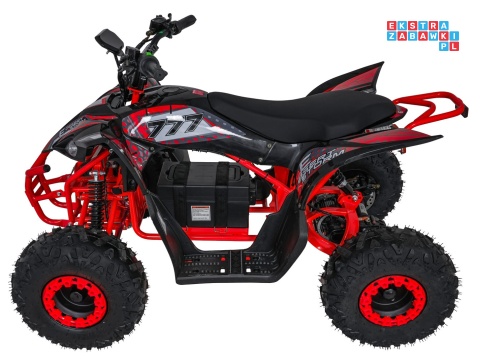 [ATV002E.NEW] Quad DESERT STORM LIFT na akumulator 1x800W 48V/20Ah kluczyk hydrauliczne hamulce tarczowe automat - czerwony