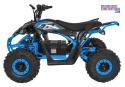 [ATV002E.NEW] Quad DESERT STORM LIFT na akumulator 1x800W 48V/20Ah kluczyk hydrauliczne hamulce tarczowe automat - niebieski
