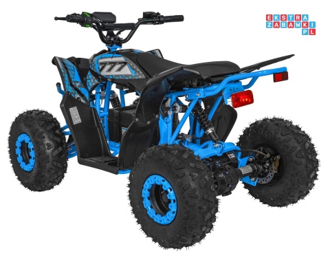 [ATV002E.NEW] Quad DESERT STORM LIFT na akumulator 1x800W 48V/20Ah kluczyk hydrauliczne hamulce tarczowe automat - niebieski