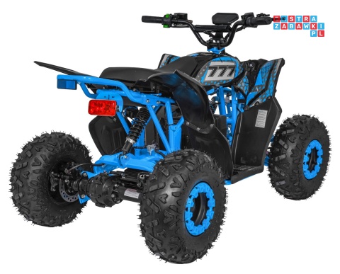 [ATV002E.NEW] Quad DESERT STORM LIFT na akumulator 1x800W 48V/20Ah kluczyk hydrauliczne hamulce tarczowe automat - niebieski