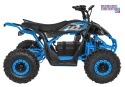 [ATV002E.NEW] Quad DESERT STORM LIFT na akumulator 1x800W 48V/20Ah kluczyk hydrauliczne hamulce tarczowe automat - niebieski