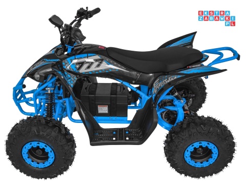 [ATV002E.NEW] Quad DESERT STORM LIFT na akumulator 1x800W 48V/20Ah kluczyk hydrauliczne hamulce tarczowe automat - niebieski