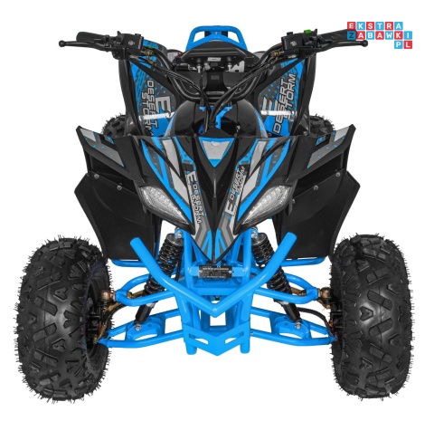 [ATV002E.NEW] Quad DESERT STORM LIFT na akumulator 1x800W 48V/20Ah kluczyk hydrauliczne hamulce tarczowe automat - niebieski