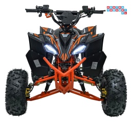 [ATV002E.NEW] Quad DESERT STORM LIFT na akumulator 1x800W 48V/20Ah kluczyk hydrauliczne hamulce tarczowe automat - pomarańczowy