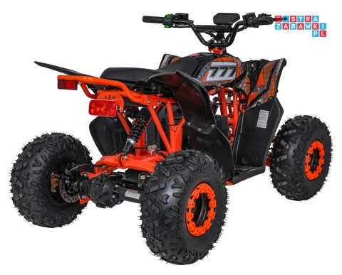 [ATV002E.NEW] Quad DESERT STORM LIFT na akumulator 1x800W 48V/20Ah kluczyk hydrauliczne hamulce tarczowe automat - pomarańczowy