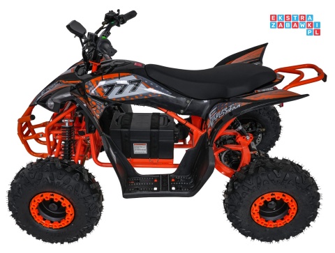 [ATV002E.NEW] Quad DESERT STORM LIFT na akumulator 1x800W 48V/20Ah kluczyk hydrauliczne hamulce tarczowe automat - pomarańczowy