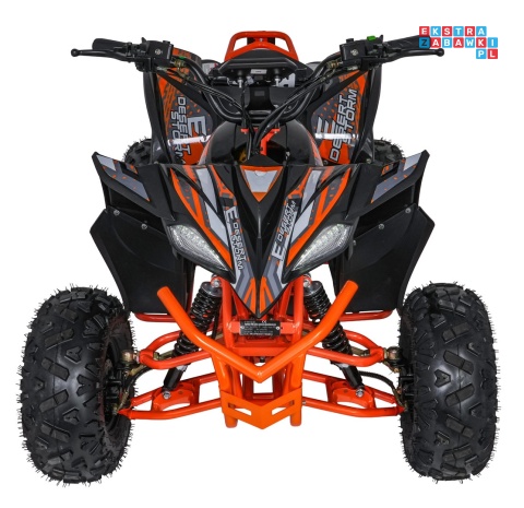 [ATV002E.NEW] Quad DESERT STORM LIFT na akumulator 1x800W 48V/20Ah kluczyk hydrauliczne hamulce tarczowe automat - pomarańczowy