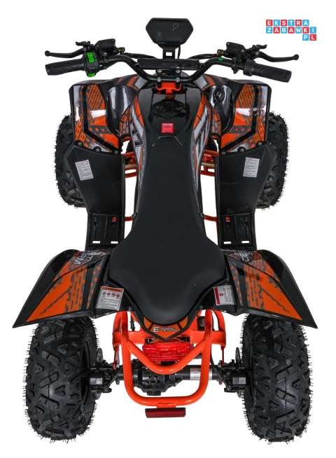 [ATV002E.NEW] Quad DESERT STORM LIFT na akumulator 1x800W 48V/20Ah kluczyk hydrauliczne hamulce tarczowe automat - pomarańczowy