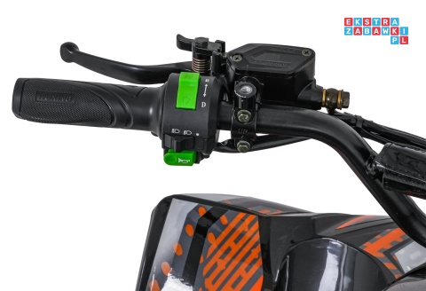 [ATV002E.NEW] Quad DESERT STORM LIFT na akumulator 1x800W 48V/20Ah kluczyk hydrauliczne hamulce tarczowe automat - pomarańczowy