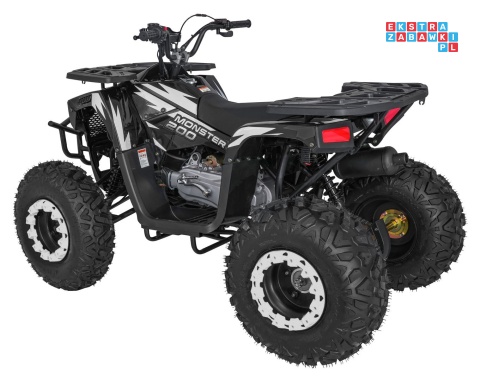 [ATV013] Duży Quad spalinowy 200CC MONSTER czterosuwowy do 80 km/h max 150 kg - czarny