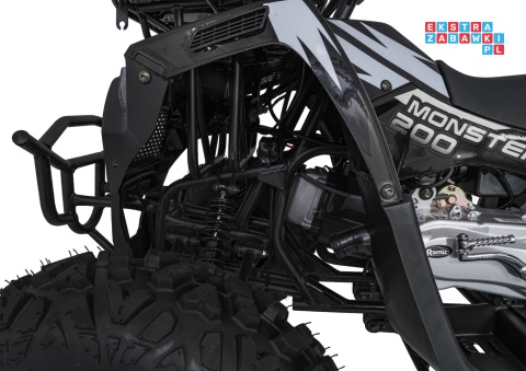[ATV013] Duży Quad spalinowy 200CC MONSTER czterosuwowy do 80 km/h max 150 kg - czarny