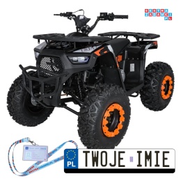 [ATV013] Duży Quad spalinowy 200CC MONSTER czterosuwowy do 80 km/h max 150 kg - pomarańczowy