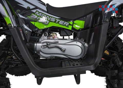 [ATV013] Duży Quad spalinowy 200CC MONSTER czterosuwowy do 80 km/h max 150 kg - zielony