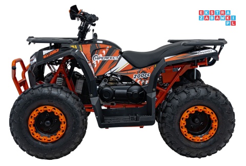 [ATV020] Quad Spalinowy 200CC PRO RIDER czterosuwowy 60 km/h do 85kg automat hydrauliczne hamulce hak - pomarańczowy