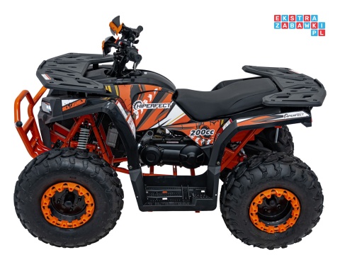 [ATV020] Quad Spalinowy 200CC PRO RIDER czterosuwowy 60 km/h do 85kg automat hydrauliczne hamulce hak - pomarańczowy