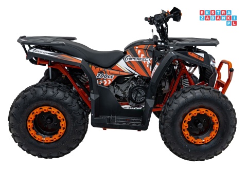 [ATV020] Quad Spalinowy 200CC PRO RIDER czterosuwowy 60 km/h do 85kg automat hydrauliczne hamulce hak - pomarańczowy