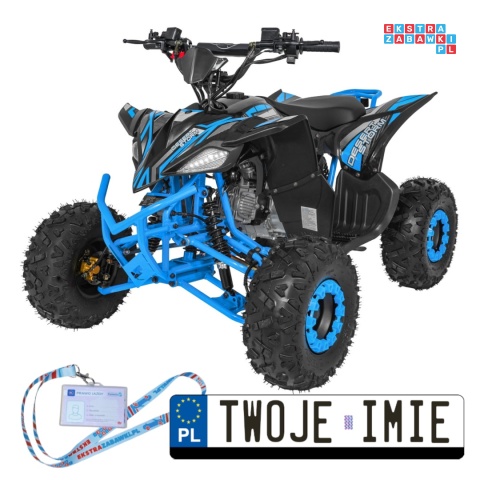 [ATV002.NEW] Quad spalinowy 125cc DESERT STORM LIFT czterosuwowy hamulce hydrauliczne amortyzatory regulowane - niebieski